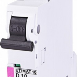 Автоматический выключатель  ETIMAT 10 1p D 10A