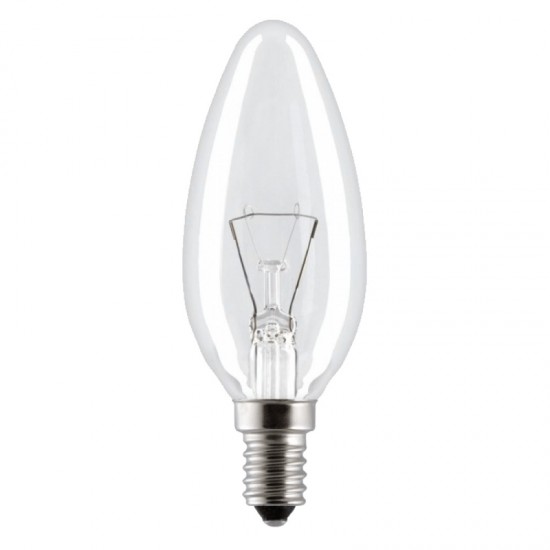 Лампа накаливания Philips B35 E27 40W (прозрачная)