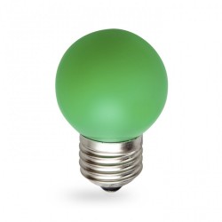 Лампа LB-37 G45 Е27 230V 1W 3000K зеленая