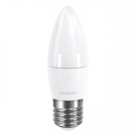 Лампа LED C37 GL-F 5W Е27 3000K 1-GBL-131