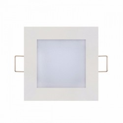 Светодиодный светильник врезной (квадрат) Slim/Sq-6 6W 6400K