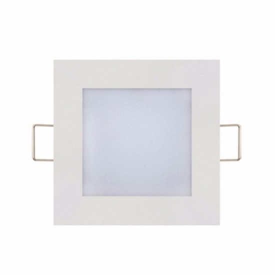 Светодиодный светильник врезной (квадрат) Slim/Sq-6 6W 6400K