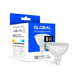 Лампа LED MR16 5W 4100K GU5.3 1-GBL-214
