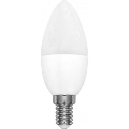 Лампа LED C37 6W 220B Е14 4100К