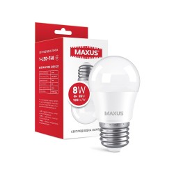 Лампа G45 E27 8W 220V 4100К 1-LED-748