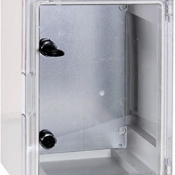 Шкаф ударопрочный из АБС-пластика e.plbox.250.330.130.tr, IP65 прозрачный