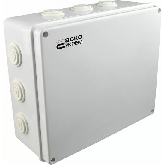 Коробка распределительная АСКО наружная 300х250х120 Белая IP65