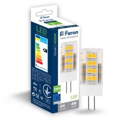 Лампа LED Feron LB-423 230V G4 4W 51leds 4000K 