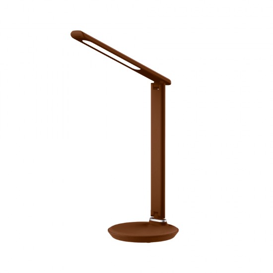 Настольная лампа Lebron L-TL-L 9W 3000-6500K коричневая кожа 15-13-32