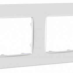 Рамка 2-я Plank Nordic белая (PLK1020032)