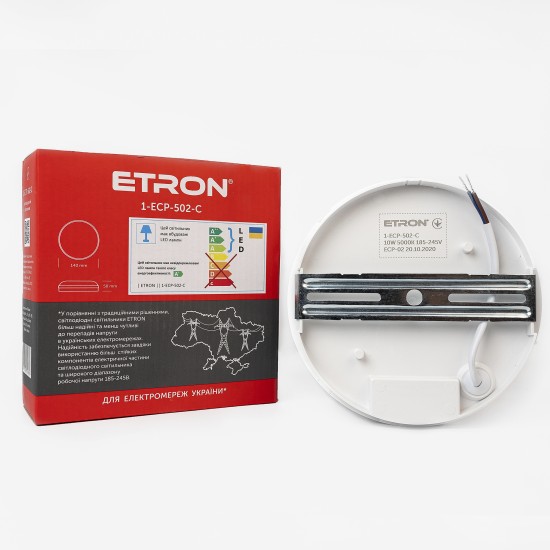 Светильник светодиодный ETRON Communal 1-EСP-502-C 10W 5000К (круг)