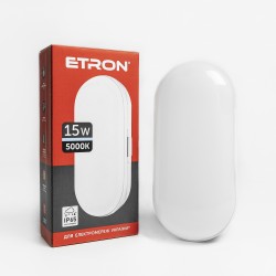 Светильник светодиодный ETRON Communal 1-EСP-505-E 15W 5000К (овал)