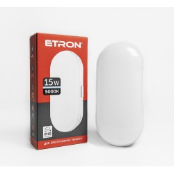 Светильник светодиодный ETRON Communal 1-EСP-505-E 15W 5000К (овал)