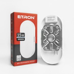 Светильник светодиодный ETRON Communal 1-EСP-505-E 15W 5000К (овал)