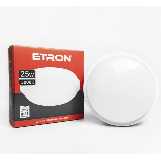 Светильник светодиодный ETRON Communal 1-EСP-508-C 25W 5000К (круг)