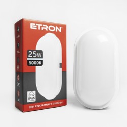 Светильник светодиодный ETRON Communal 1-EСP-509-E 25W 5000К (овал)