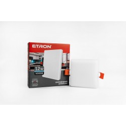 Светильник светодиодный ETRON Decor 1-EDP-655 12W 5000К ІР20 (квадрат)