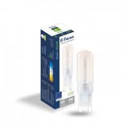 Светодиодная лампа Feron LB-431 230V 4W 4000K G9 24leds 320lm