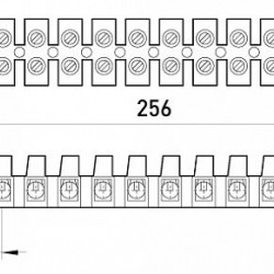 Клеммная колодка делимая, 12 групп e.tc.stand.12.40, 100А
